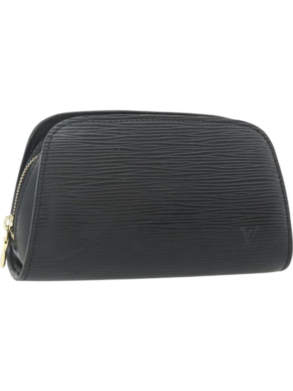 LOUIS VUITTON Epi Dauphine PM Pouch Black M48442